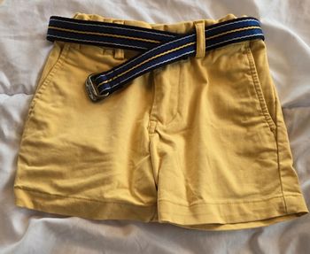 Short Ralph Lauren + petite ceinture - 24 mois