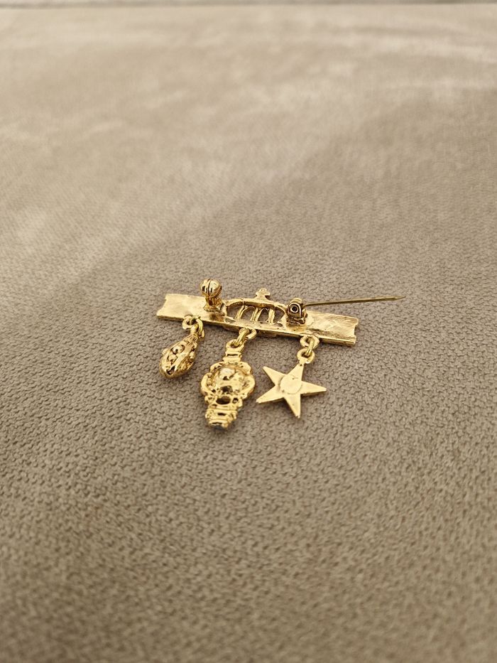 Broche dorée décorative vintage - photo numéro 9