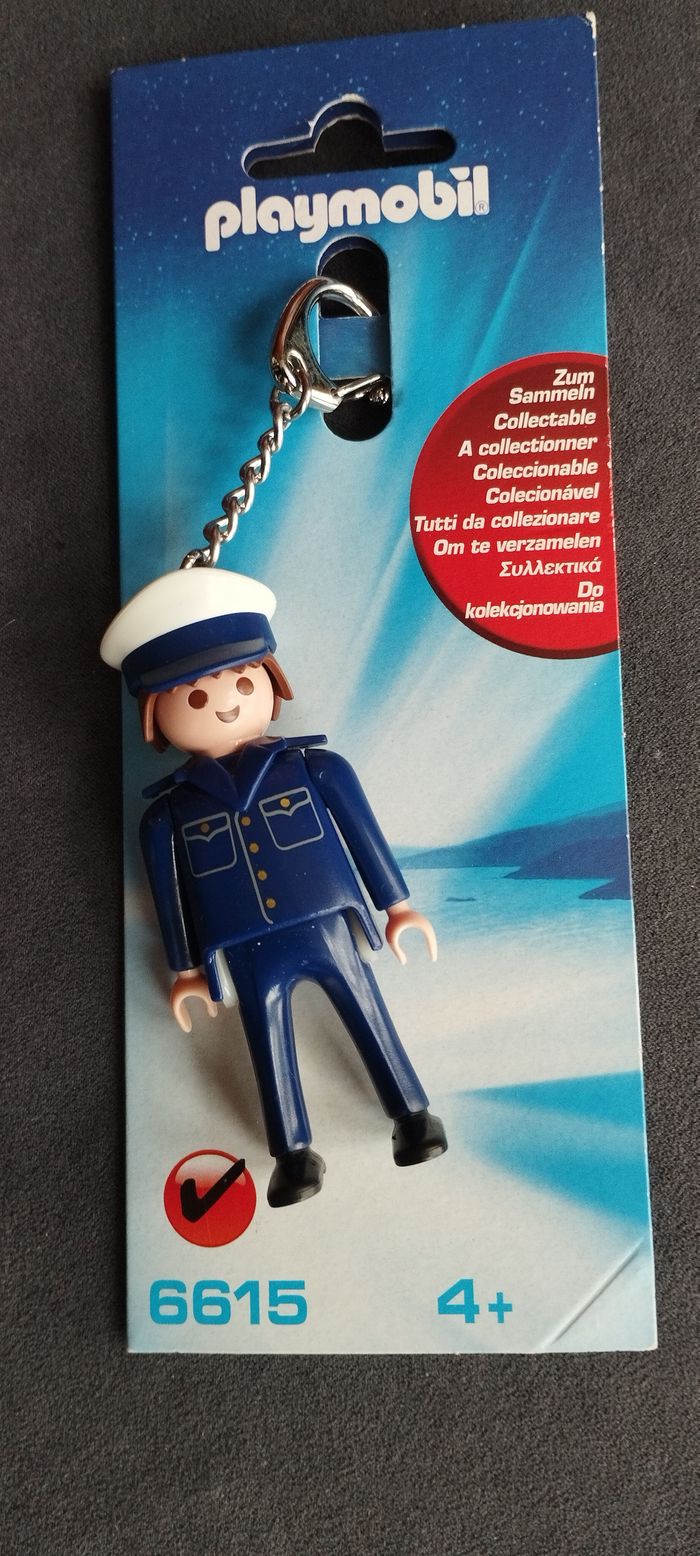 Porte clés Neuf Policier Playmobil 6615