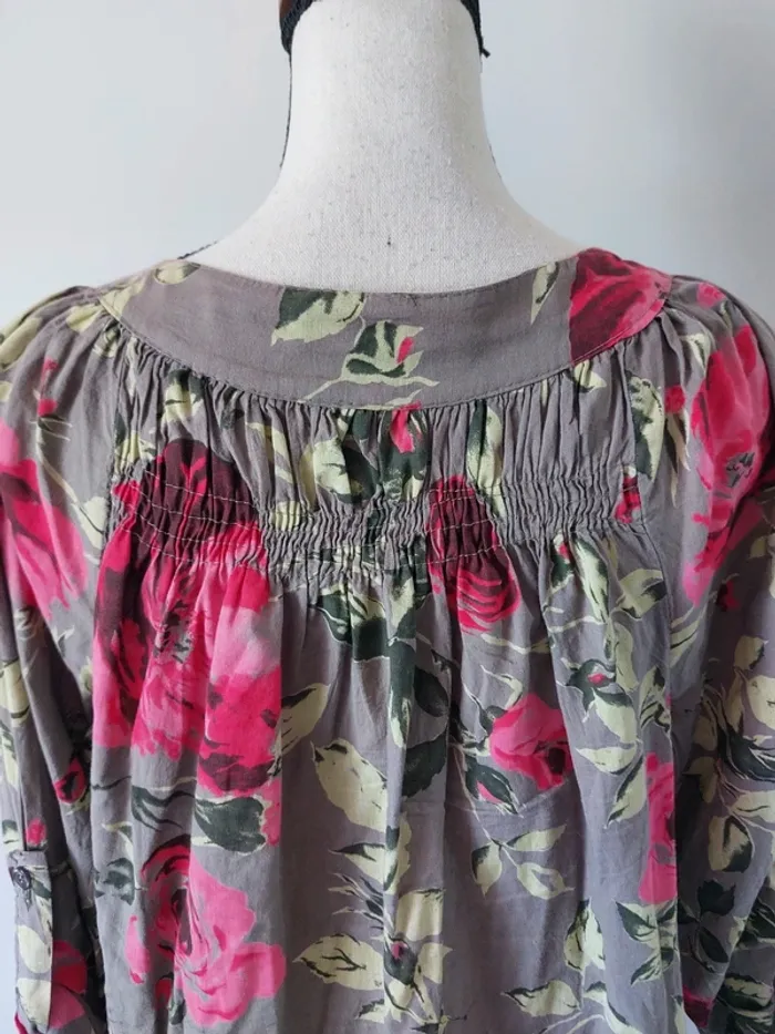 Chemise à fleurs 100% coton - photo numéro 6