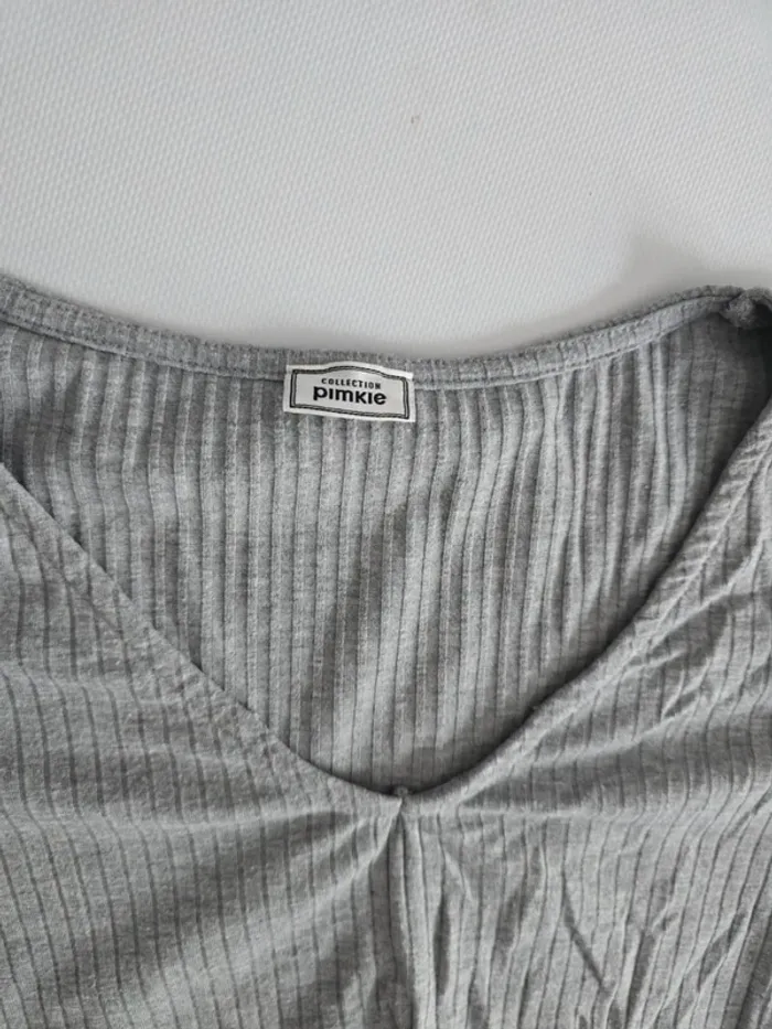 Tee shirt gris pimkie - photo numéro 2