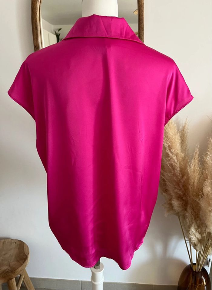 Ensemble jupe et chemisier fuschia Impérial - photo numéro 7