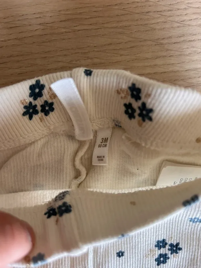 Ensemble à fleur bleue pour filles - photo numéro 7