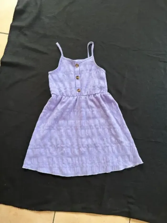 Robe bretelles 6 ans