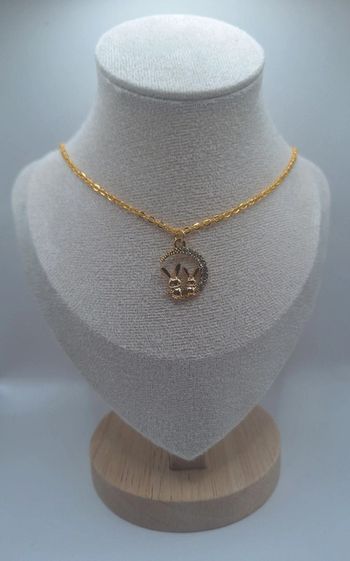 Collier 2 lapins