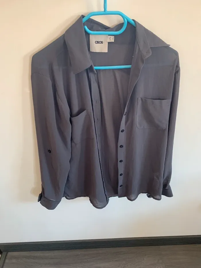 Chemise Asos grise