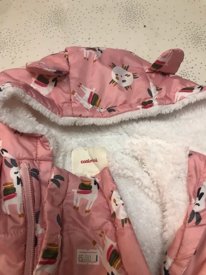Combinaison chaude bébé fille catimini 3 mois - photo numéro 2
