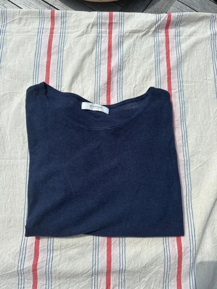 Pull bleu Promod – Taille M - photo numéro 4