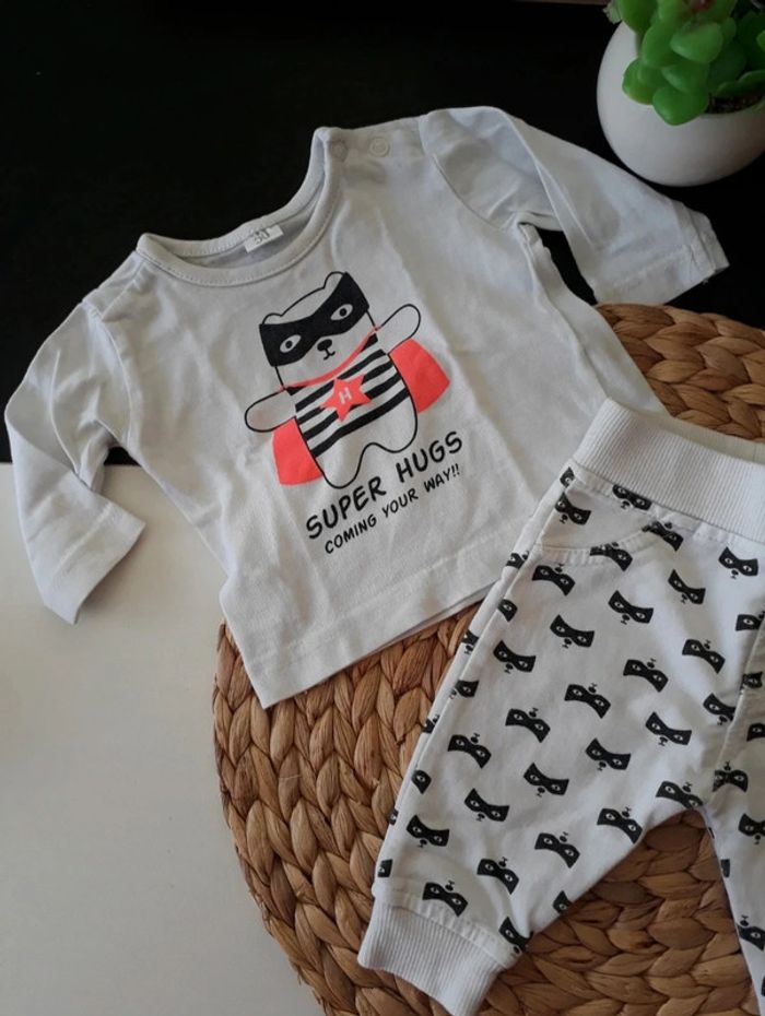 Ensemble pour bébé Taille 1 mois🌿🦊 - photo numéro 3
