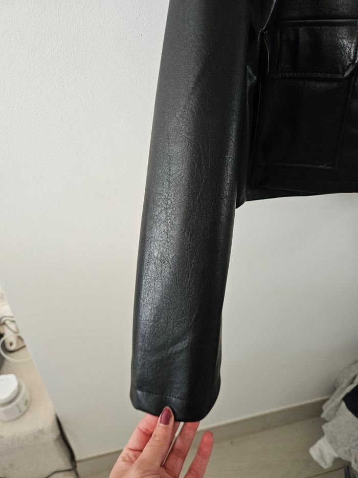 Veste simili cuir stradivarius - photo numéro 4