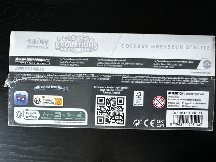 ETB Coffret dresseur d’élite  - EV8.5 Évolutions Prismatiques - photo numéro 6