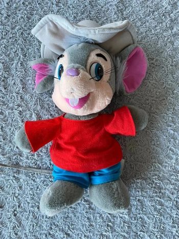 Magnifique peluche souris Fievel of Far West