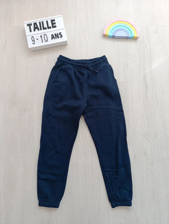 Jogging taille 9/10ans bleu marine