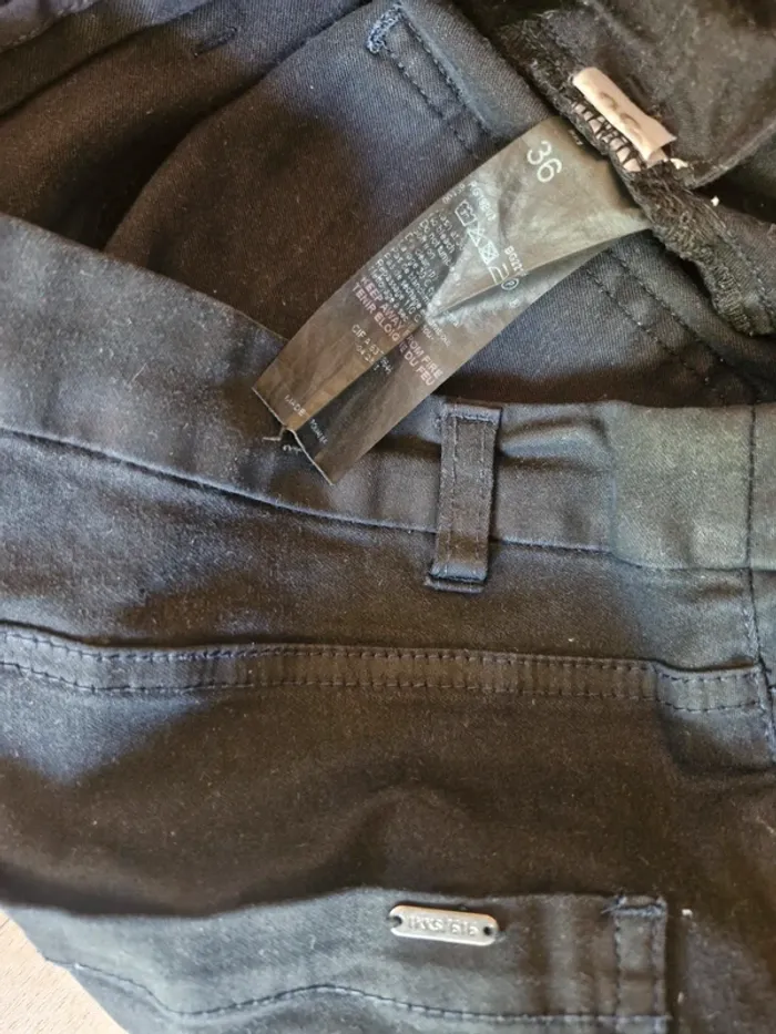Jean slim bleu marine Ikks 36 - photo numéro 3