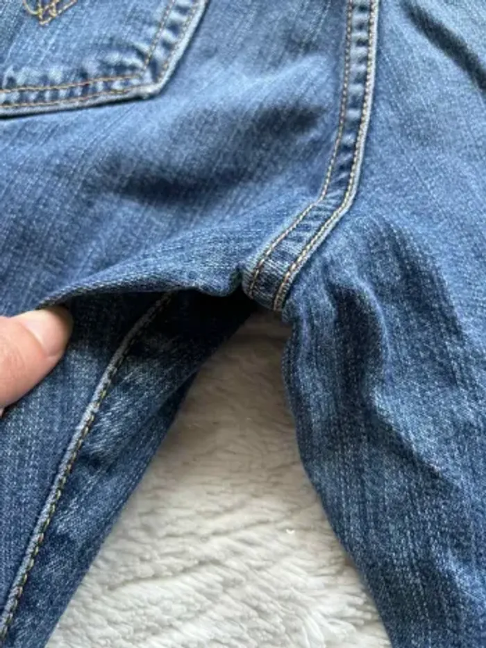 Jean Levi’s 550 Relaxed Bootcut femme bleu 2000s y2k Rare Collector taille 38/40 M/L us taille basse - photo numéro 17