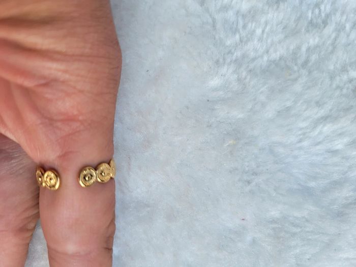 Bracelet et bague soleil d été acier gold - photo numéro 6