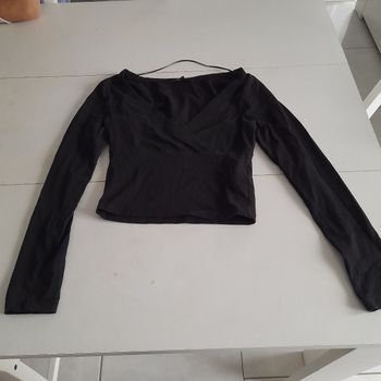 Tee shirt manches longues col V