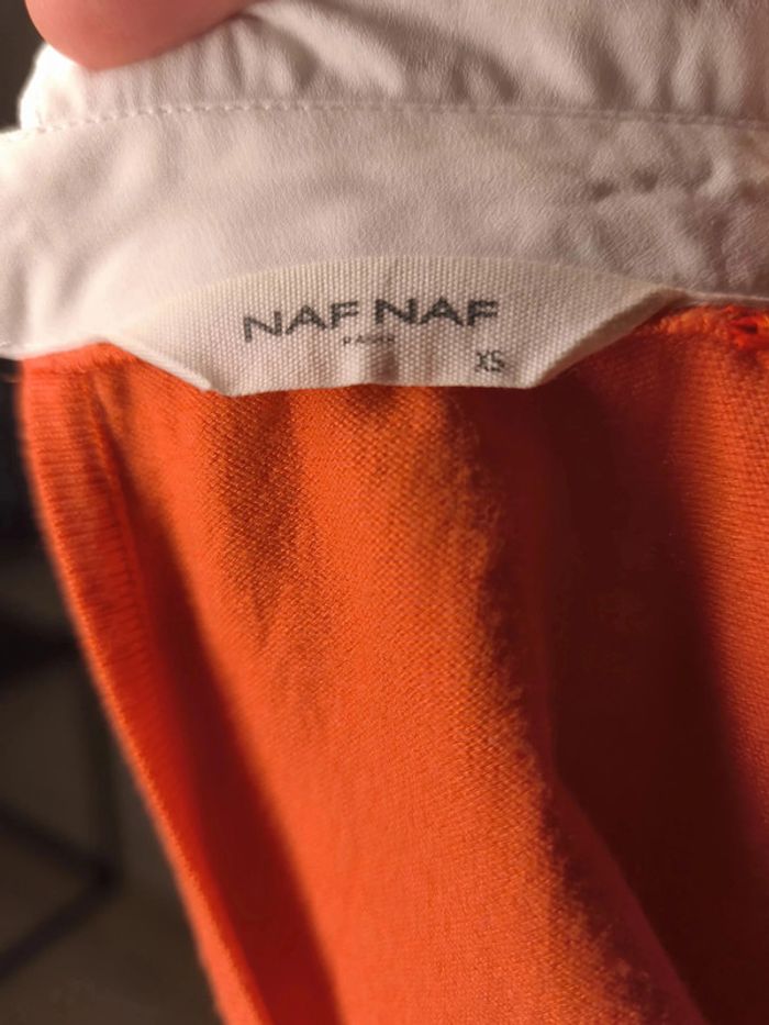 Sweat manche 3/4 NafNaf Femme Taille XS - photo numéro 8