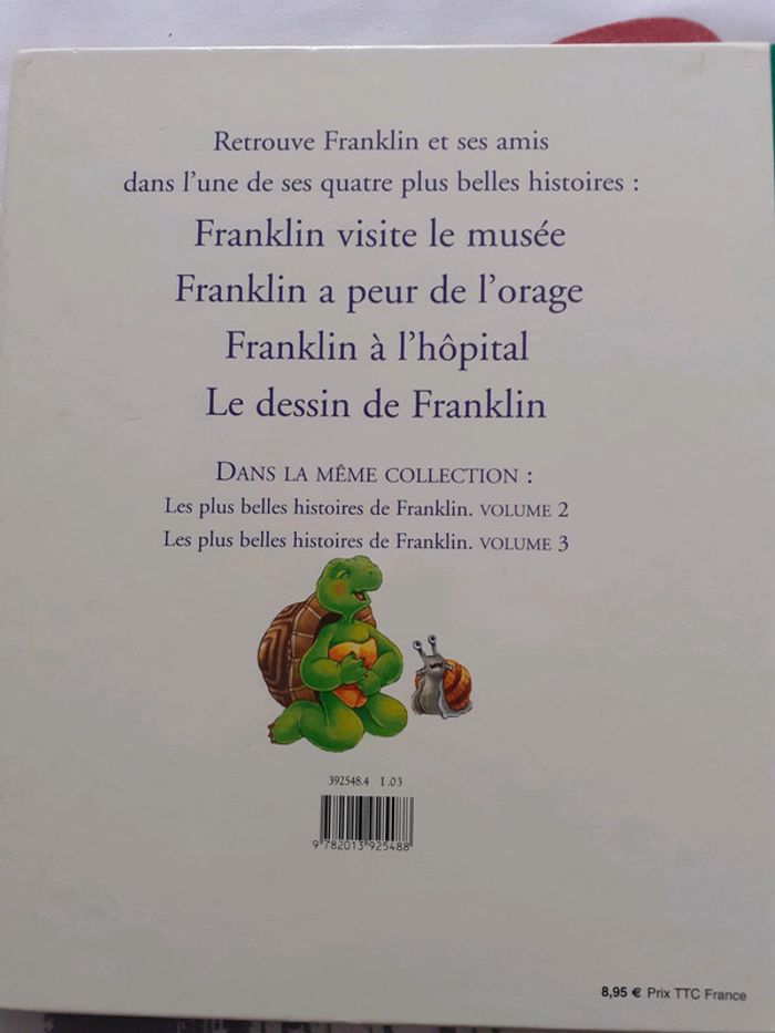 Livre les plus belles histoires de Franklin volume1 - photo numéro 2