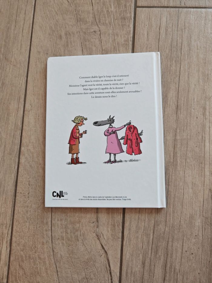 Livre enfant "parole de loup" mercredi à lire - photo numéro 2