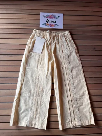 Pantalon jambe larges Zara 4 ans
