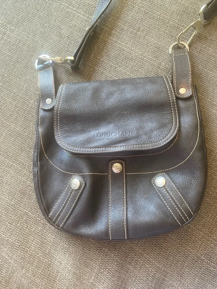 Longchamp Pochette en cuir - photo numéro 2