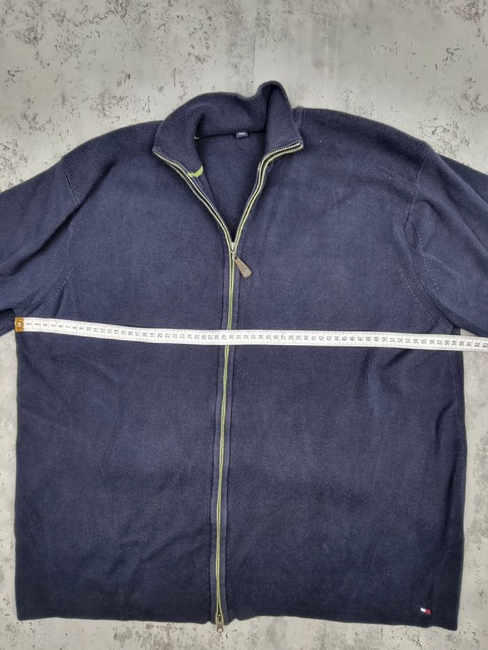 Veste zippée Tommy Hilfiger – Bleu marine – Taille XL Hommes (mesures en photos) - photo numéro 12