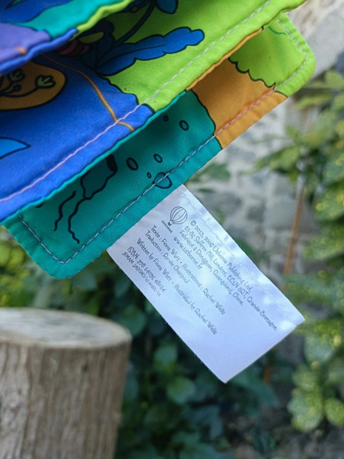 Livre tissu pour bébé le monstre - photo numéro 7