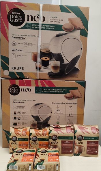 2 machine dolce gusto neuf avec capsuls