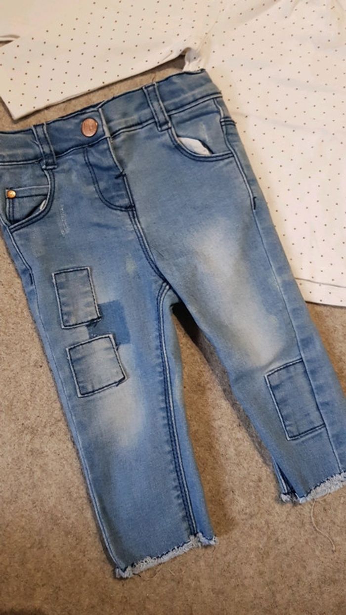 Ensemble 3 pièces orchestra fille 9mois - photo numéro 3