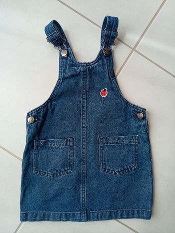 Tissaia - salopette robe en jean taille 5 ans