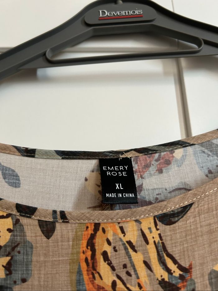 Robe longue marron à motifs Neuve Shein Taille XL - photo numéro 4