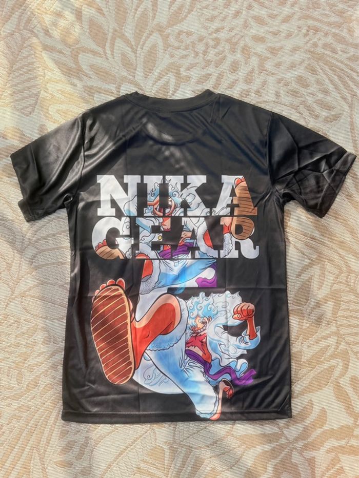 T-shirt noir Luffy pour les vrais pirates - photo numéro 2