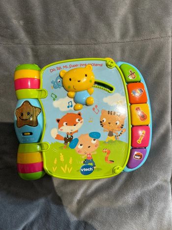 Livre d’éveil sonore do re mi super livre enchanté