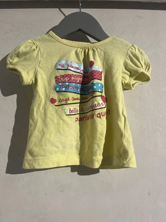 Haut jaune pale 12 mois