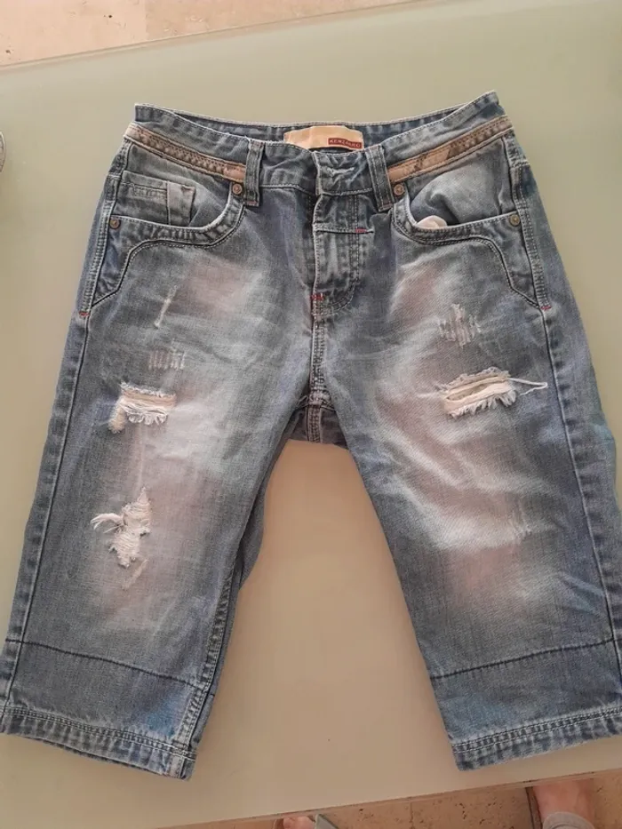 Short en jean homme ~ 40