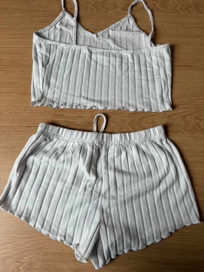 Ensemble pyjama short & top à bretelles – Taille XL - photo numéro 3