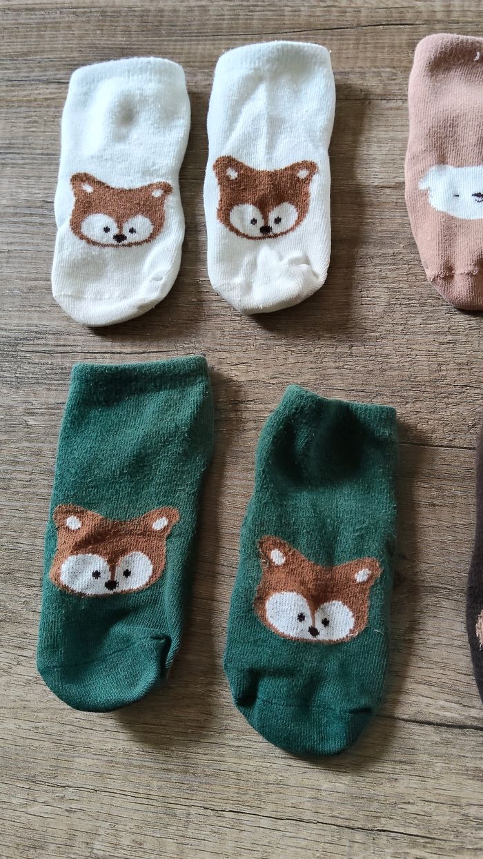 Lot de 6 paires de chaussettes antidérapantes 1-3 ans - photo numéro 2