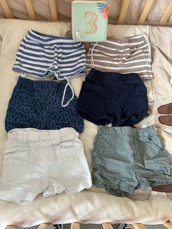 3️⃣ Lot de short : Taille 3mois