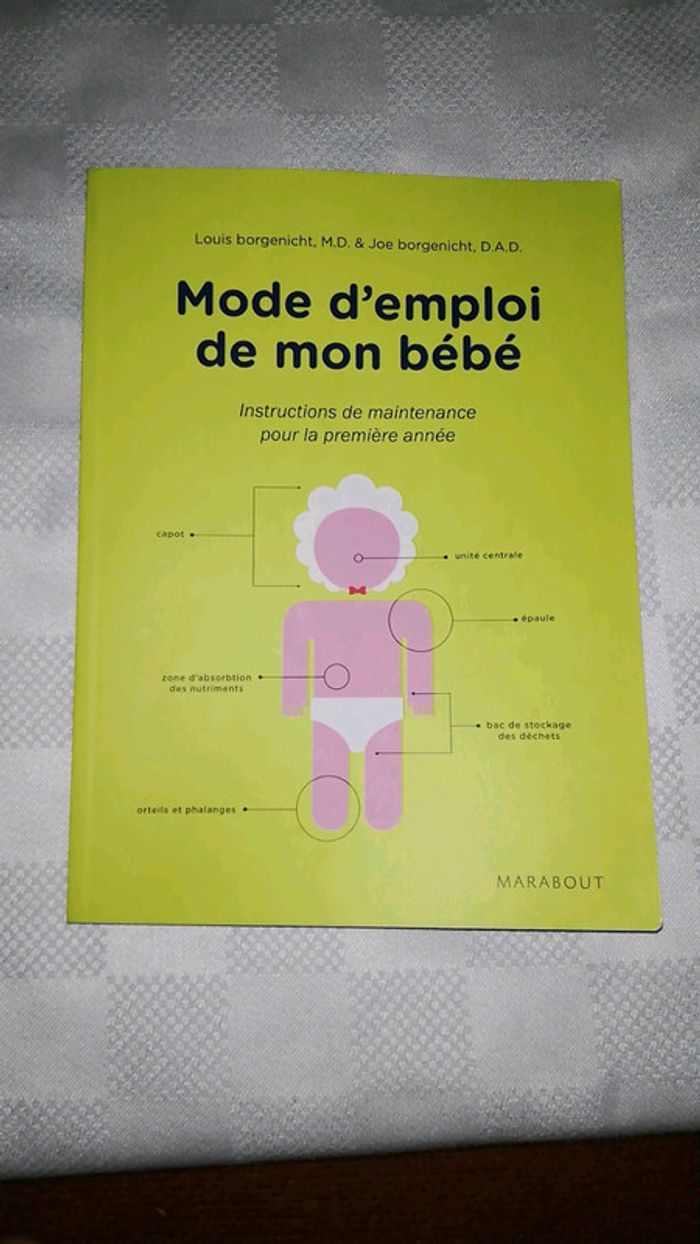 Livre mode d'emploi de mon bébé