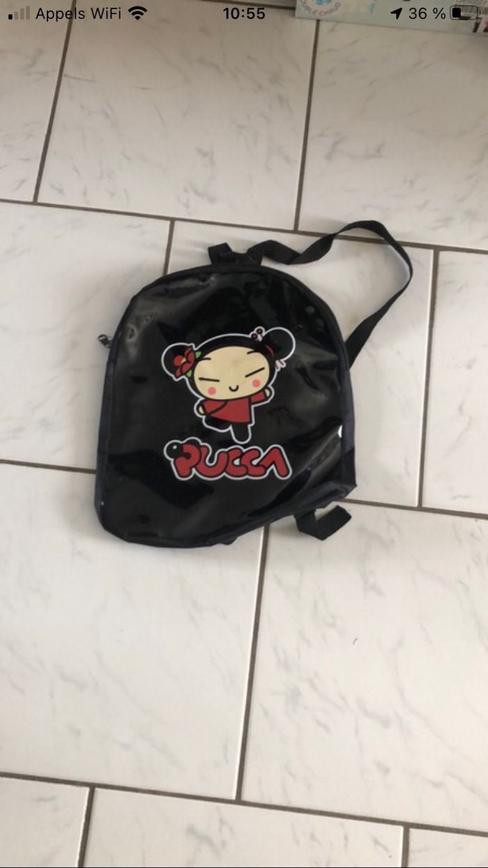 Sac à dos vernis « Pucca »