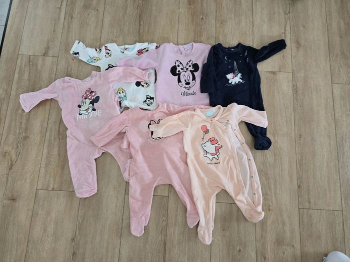 6 Pyjamas Disney 6mois
