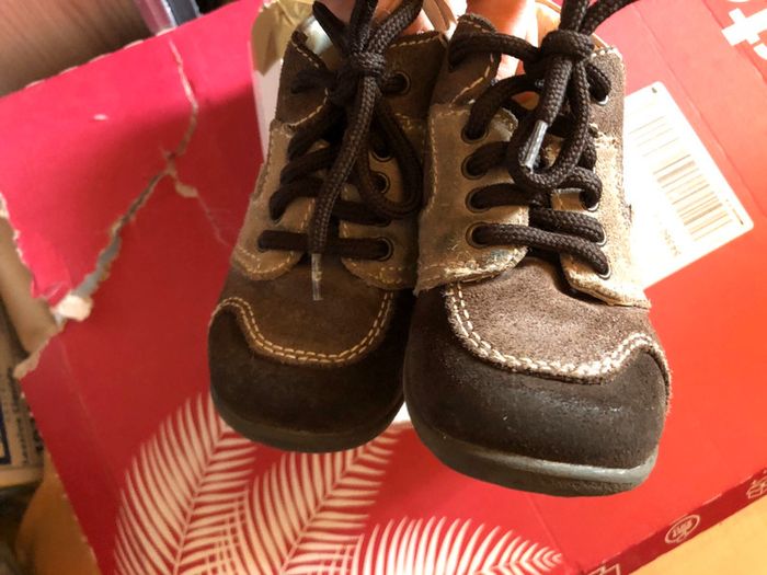 Belle paire de bottines marron Du Pareil Au Même T. 23 TBE - photo numéro 3