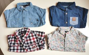 Lot de 4 chemises 12 mois