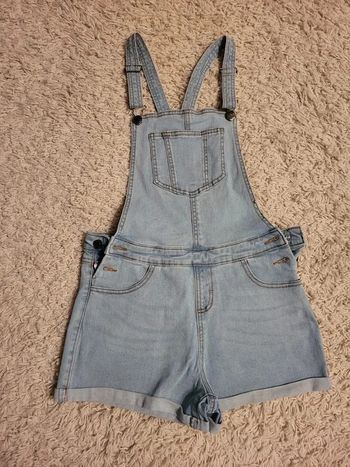 Salopette short en jean