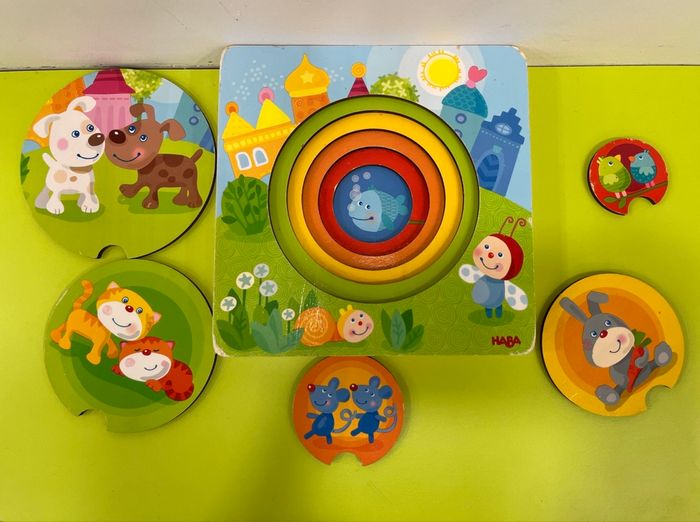 Jouet motricité en bois