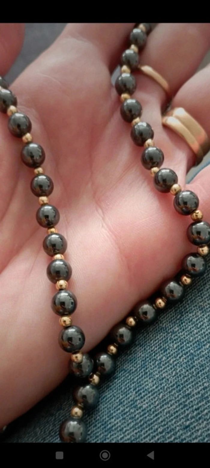 Collier noir - photo numéro 2