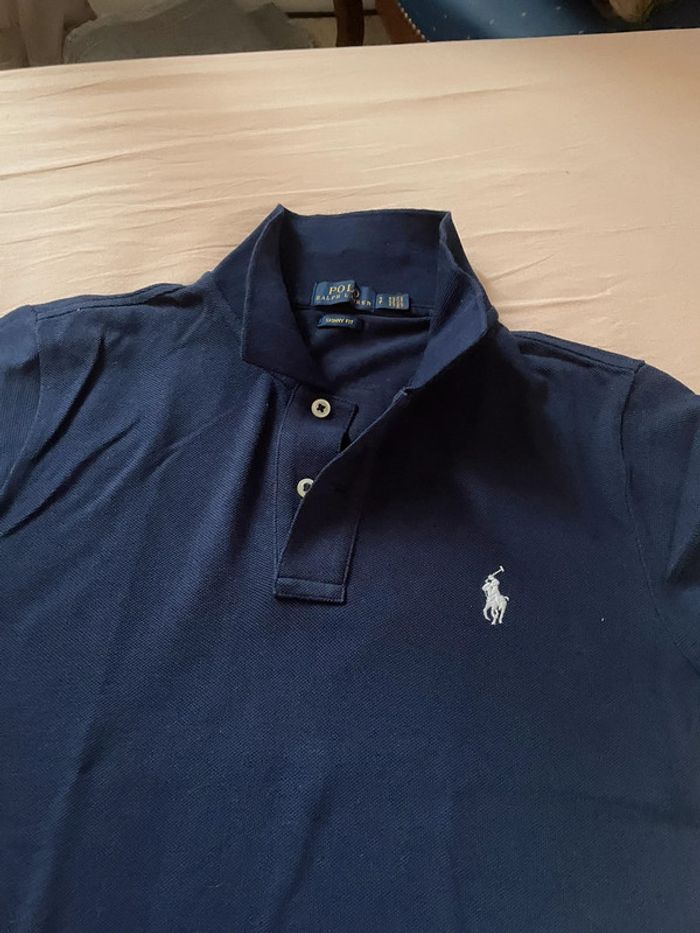 Polo Ralph Lauren bleu marine Skinny fit - photo numéro 3