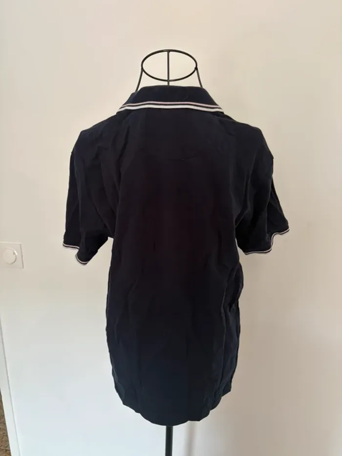 Polo Celio Slim - Taille M - Bleu marine - photo numéro 3