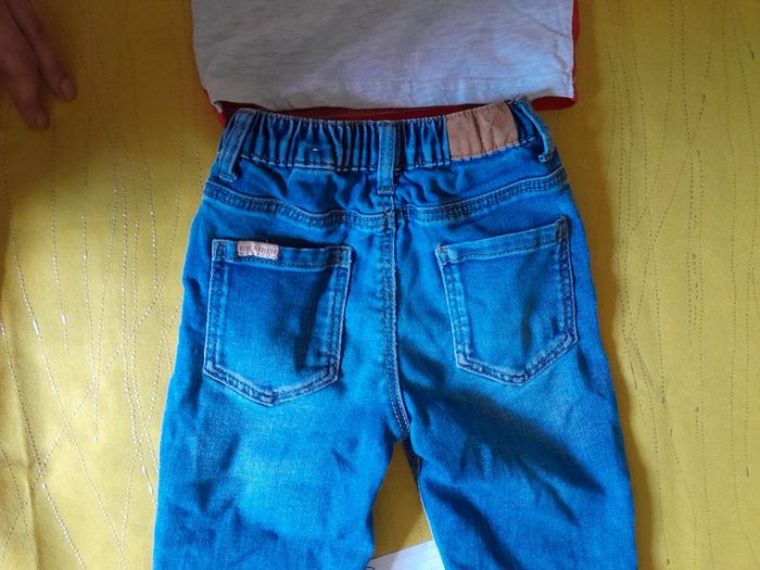 Ensemble Automne 18 mois Jean + Tee shirt manches longues Lulu Castagnette - photo numéro 9